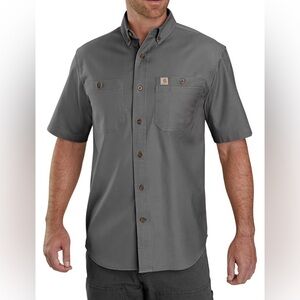 Carhartt Rugged Flex Relaxed-Fit Midweight Canvas
Short-Sleeve Shirt